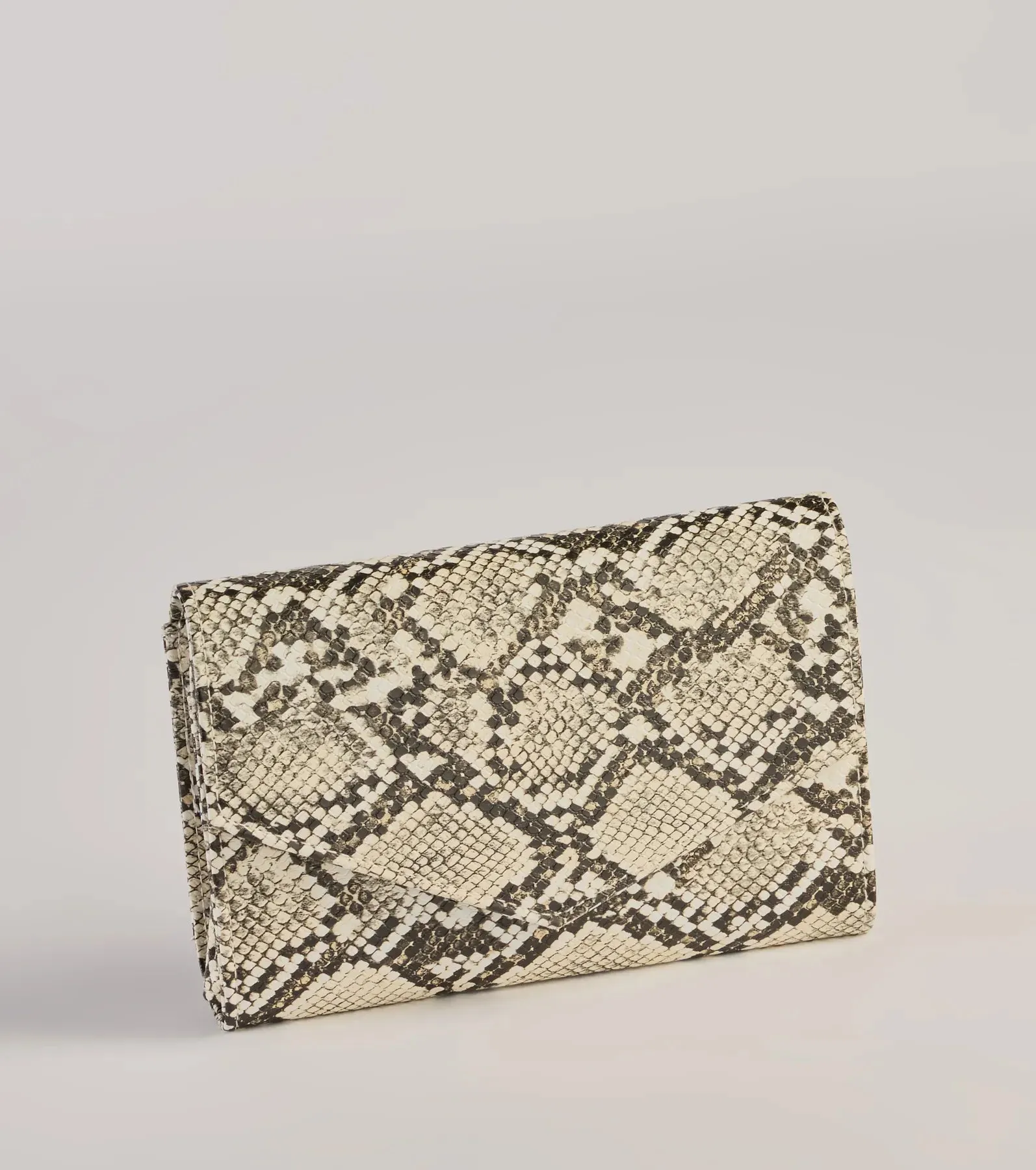 Wildly Fab Faux Snake Print Wristlet sold by Windsor