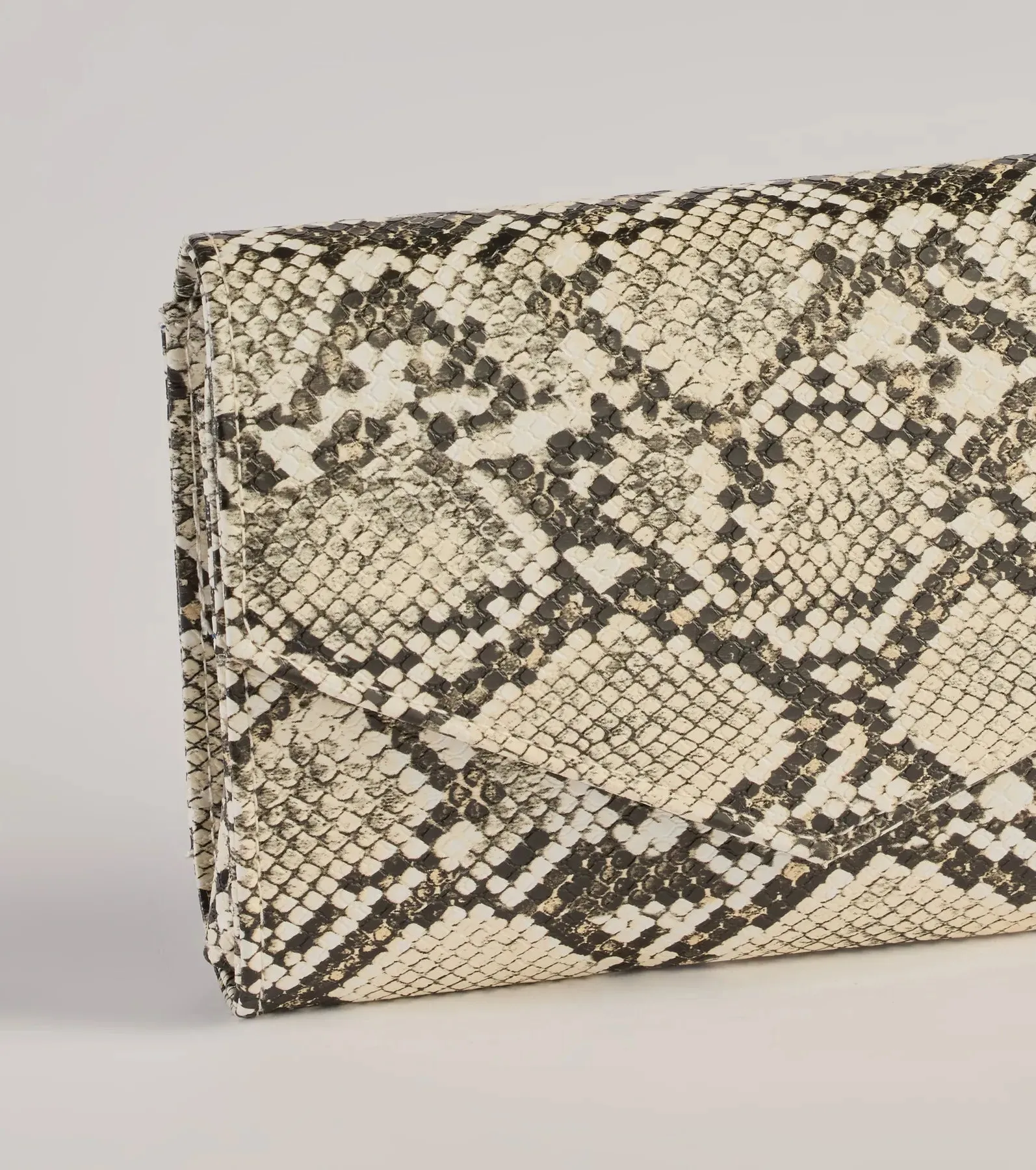 Wildly Fab Faux Snake Print Wristlet sold by Windsor product image thumbnail 2