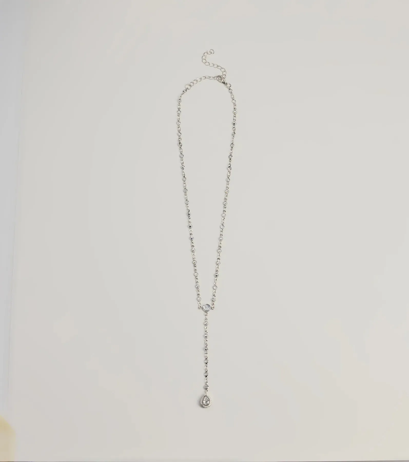 Chic Sparkle Rhinestone Lariat Necklace sold by Windsor