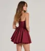 Adorably Flirty Lace Trim Drop Waist Skater Dress sold by Windsor
