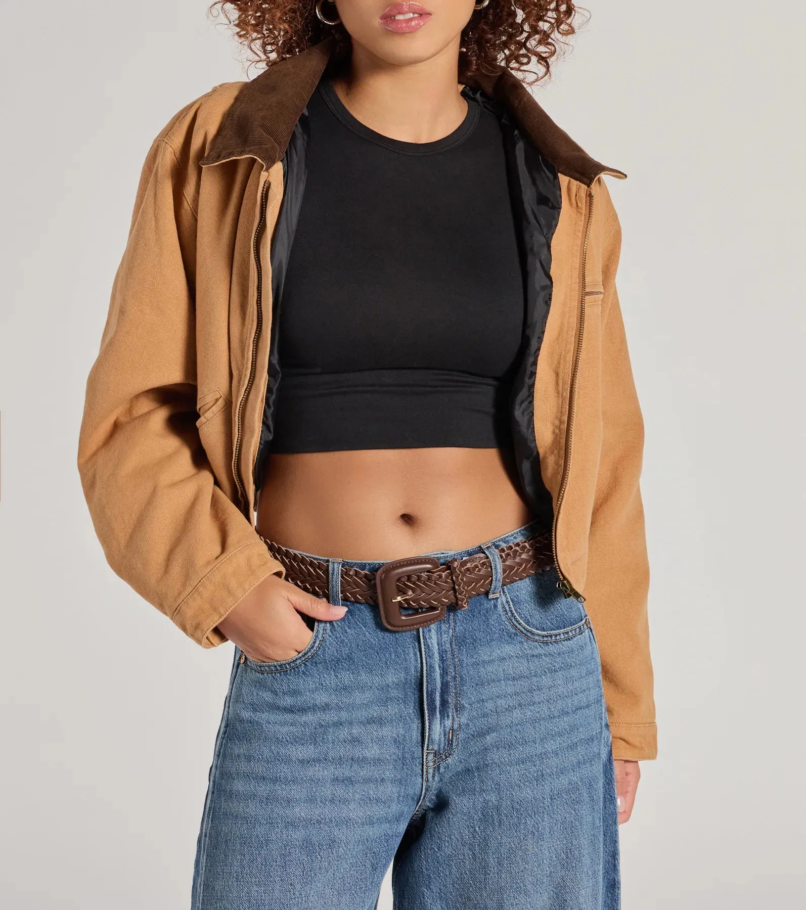 Chic Twist Braided Faux Leather Belt sold by Windsor