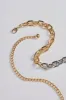 Edgy Fierce Mixed Metal Chain Link Belt sold by Windsor