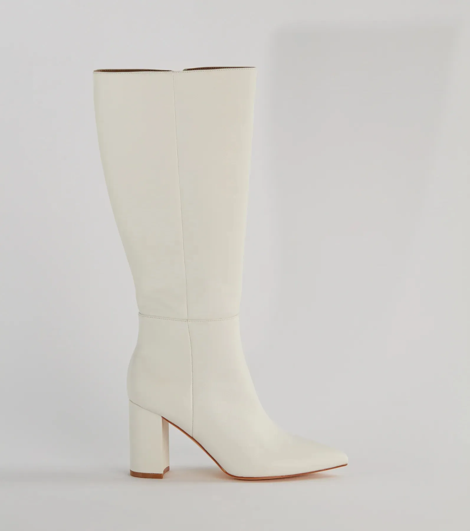 Style Statement Under-The-Knee Faux Leather Boots sold by Windsor product image thumbnail 2