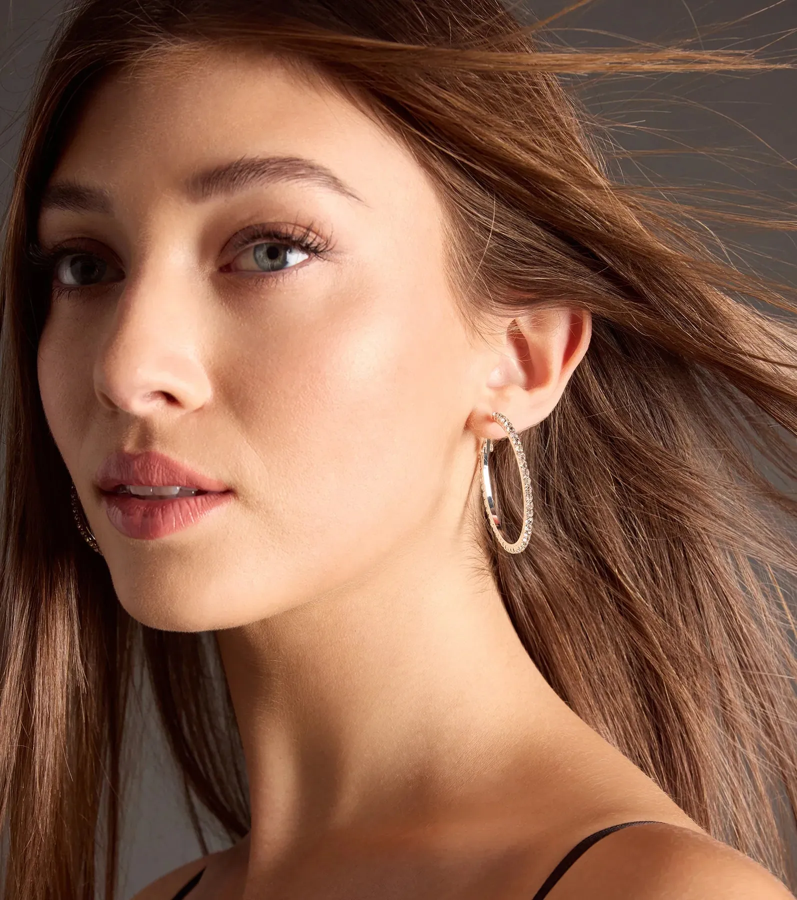 Time To Shine Rhinestone Three-Pack Earring Set sold by Windsor product image thumbnail 2