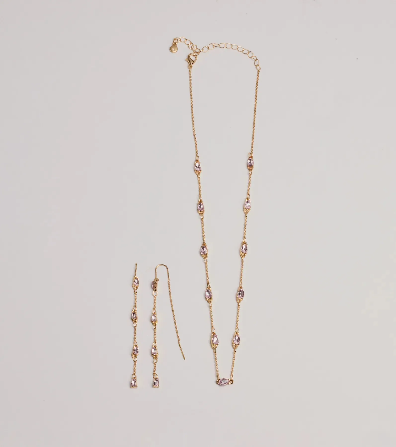 Charming Beauty Rhinestone Necklace Set sold by Windsor