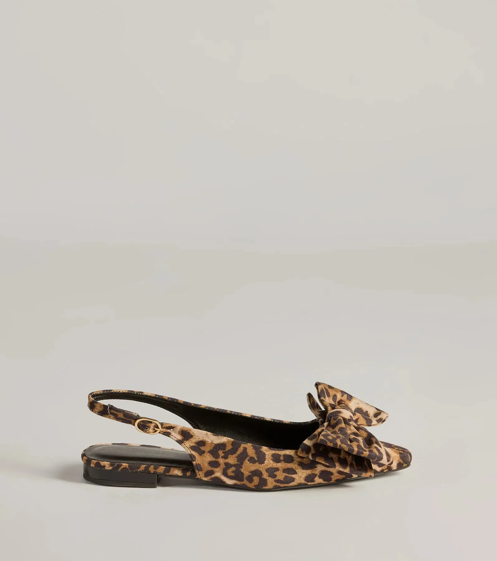 Spotted Allure Leopard Print Bow Flats sold by Windsor product image thumbnail 2