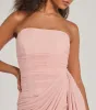 Kaiya Strapless Bodycon Ruched Mesh Mini Dress sold by Windsor