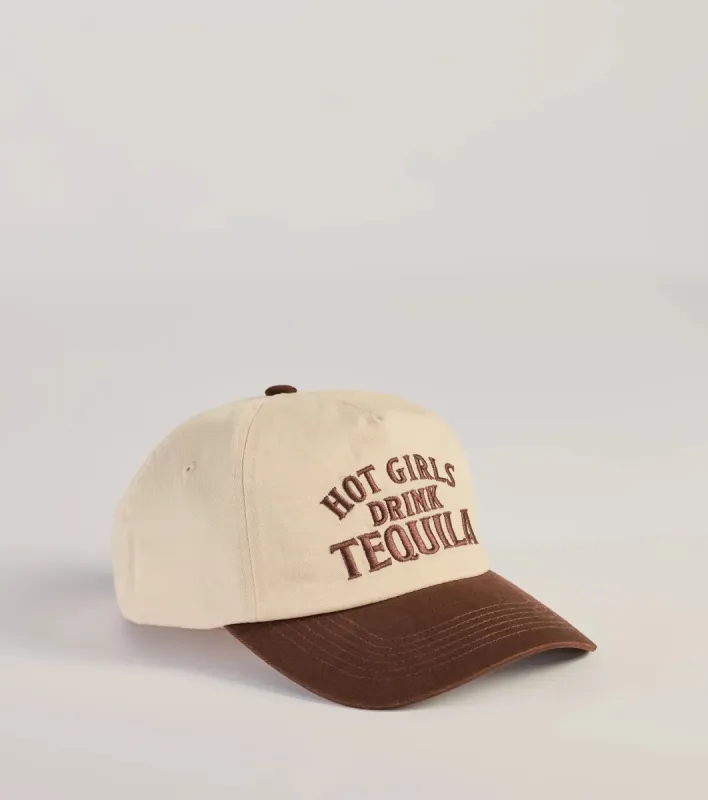 Hot Girls Drink Tequila Baseball Cap sold by Windsor