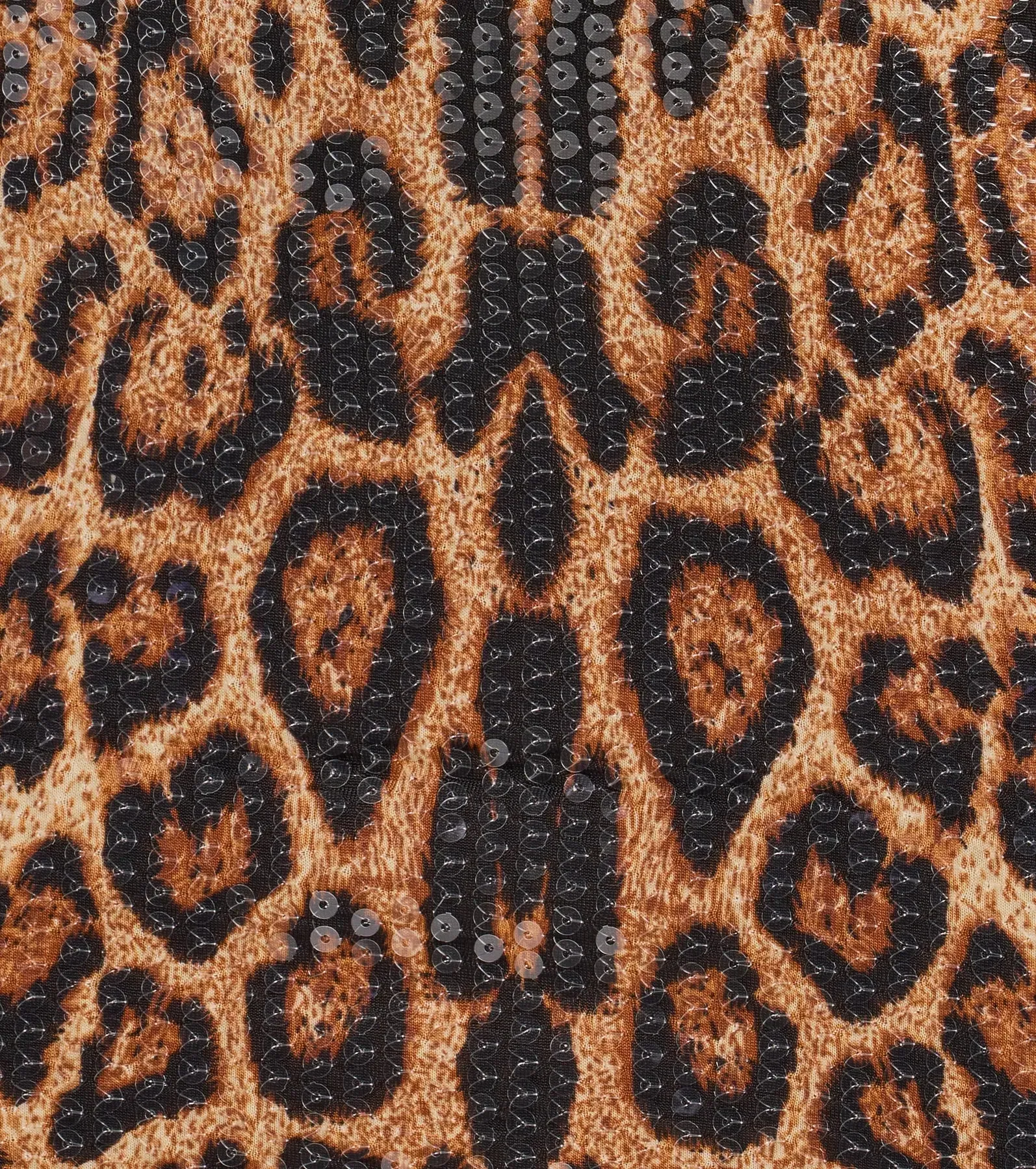 Wild Style Sequin Leopard Print Bodycon Mini Dress sold by Windsor product image thumbnail 4