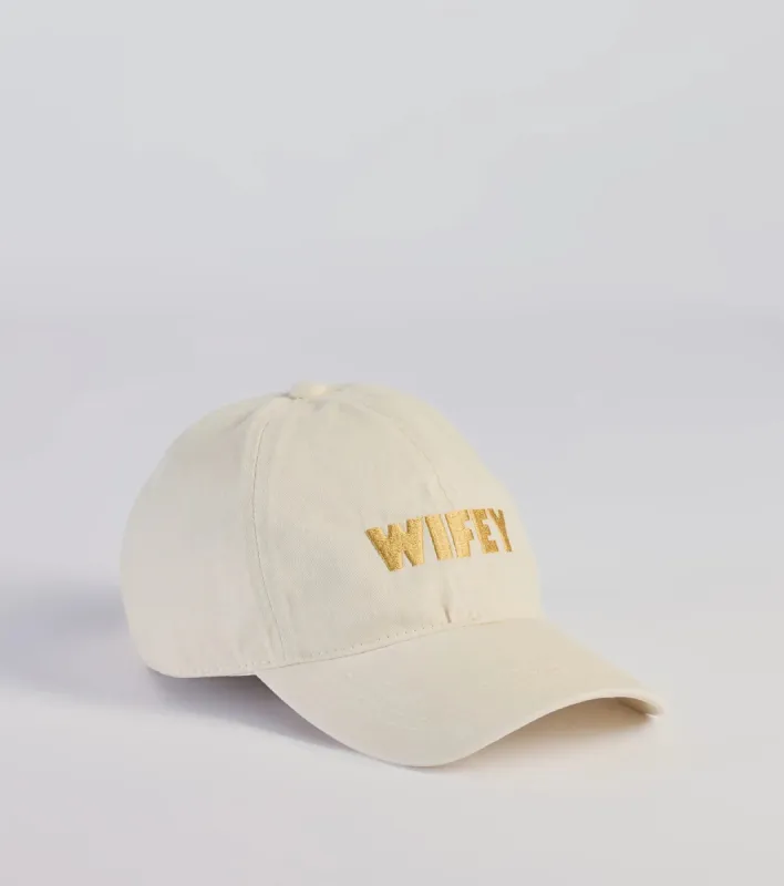 Wifey Baseball Cap sold by Windsor