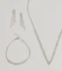 Fabulous Sparkle Rhinestone Necklace, Earrings, And Bracelet Set sold by Windsor
