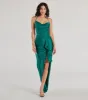 Axelle High Slit Open Back Mermaid Dress sold by Windsor