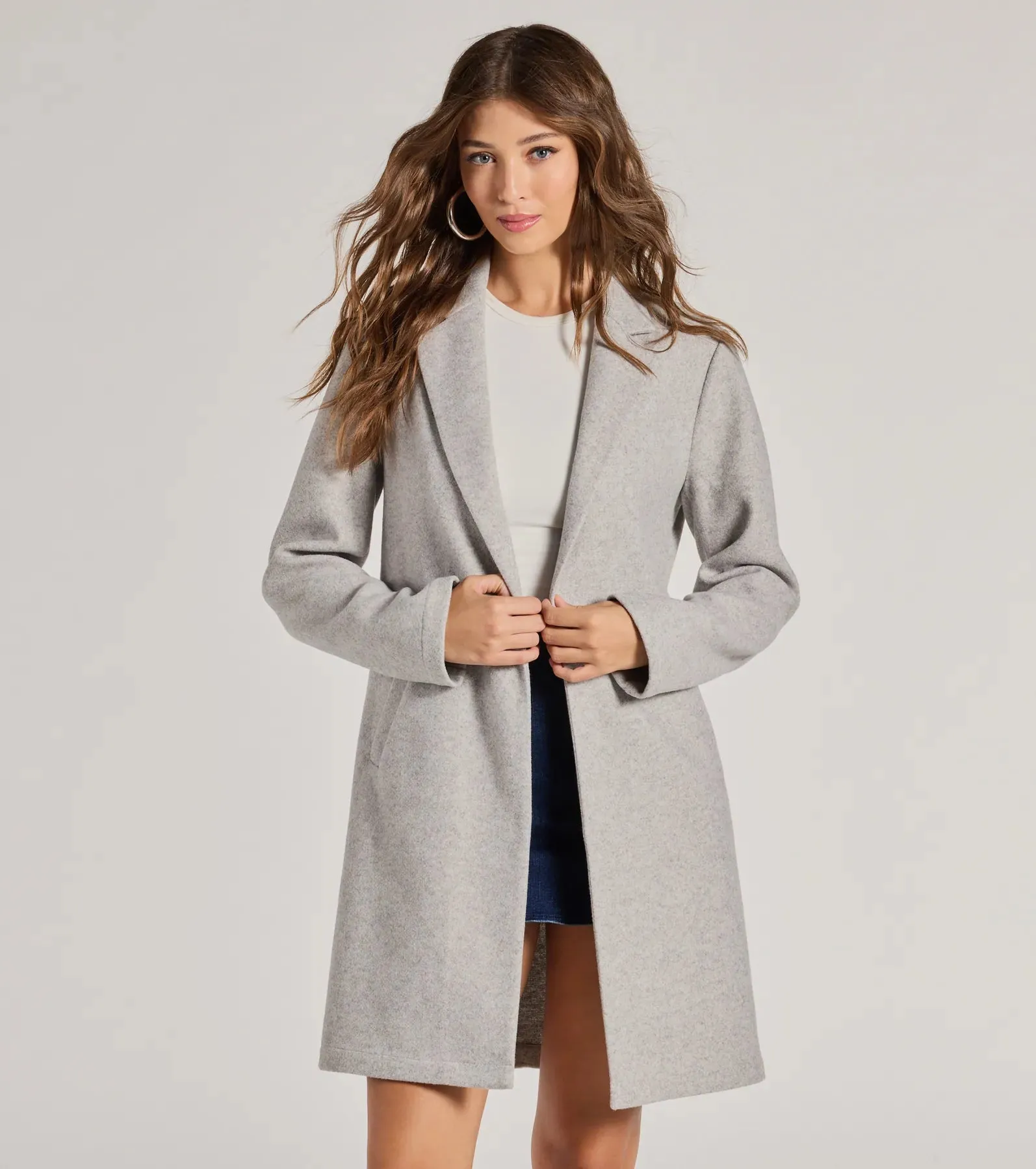 Perfect Chic Faux Wool Trench Coat sold by Windsor