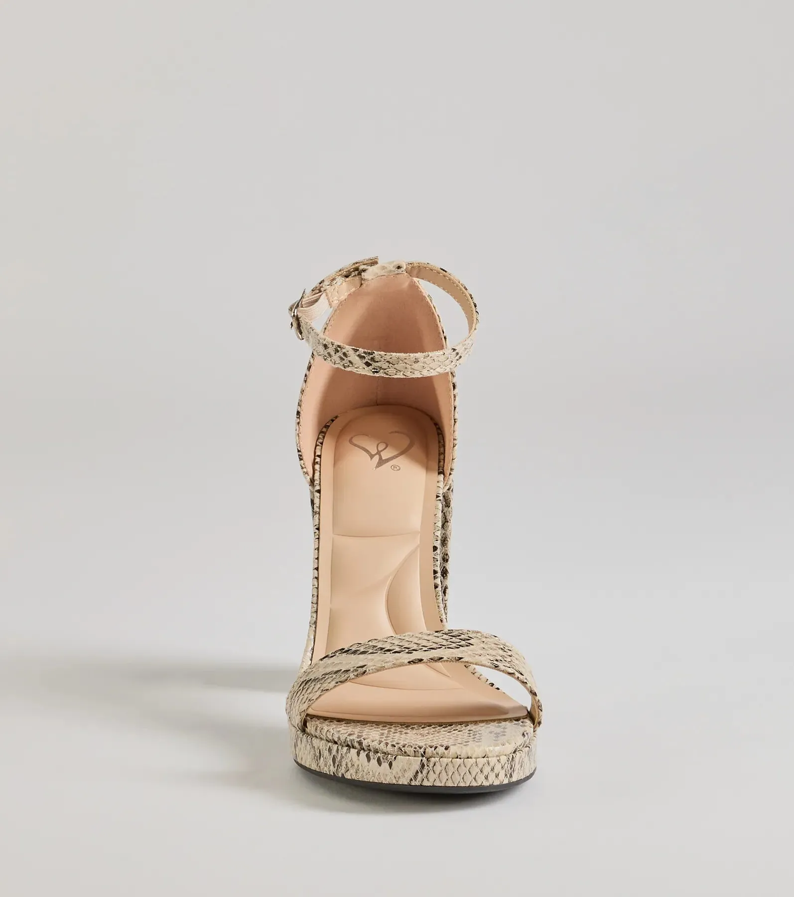 Sassy Moment Snake Print Block Heels sold by Windsor product image thumbnail 3