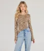 Trendy Impression Asymmetrical Bell Sleeve Knit Top sold by Windsor