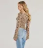 Trendy Impression Asymmetrical Bell Sleeve Knit Top sold by Windsor