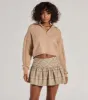 Adorable Flair Plaid Pleated Drop Waist Mini Skort sold by Windsor