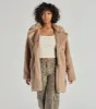 Luxe Layer Faux Fur Trench Coat sold by Windsor