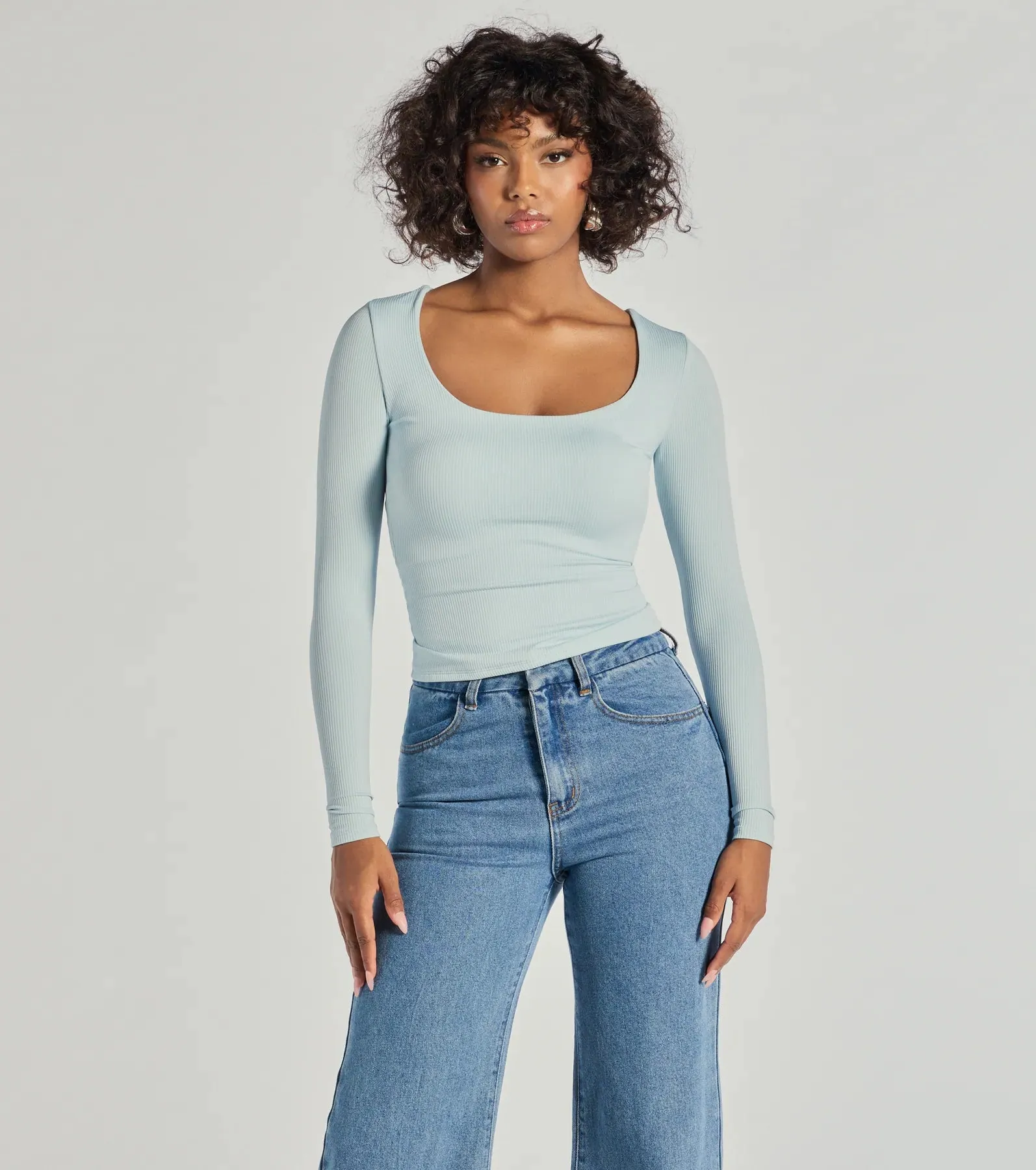 Forever Staple Smooth Knit Long Sleeve Top sold by Windsor product image thumbnail 5