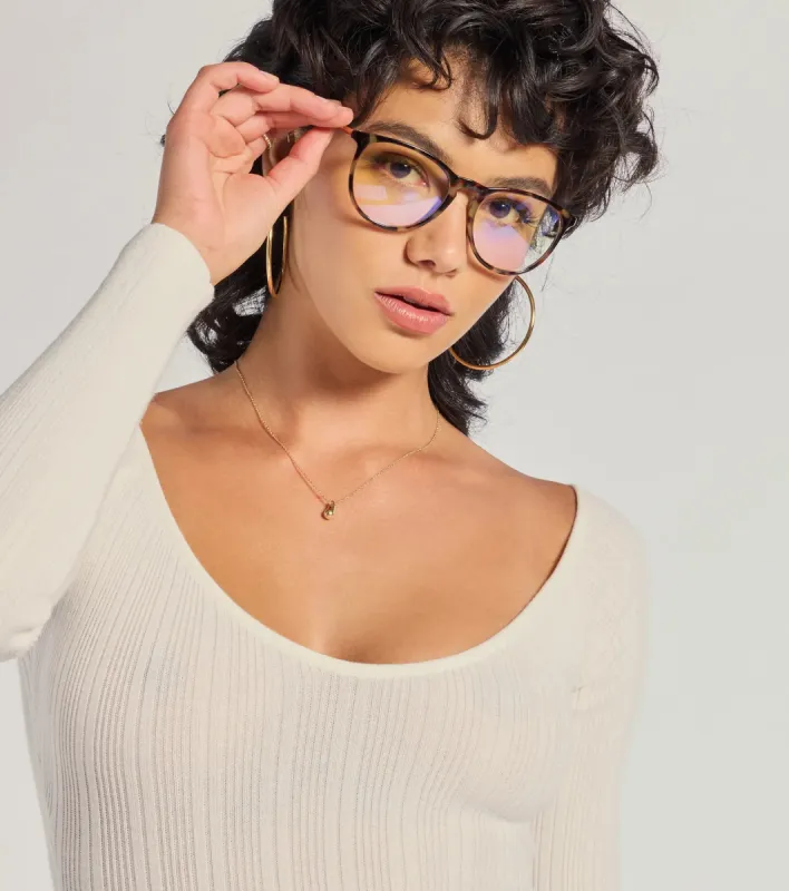 The Modern Tortoiseshell Blue Light Eyeglasses sold by Windsor