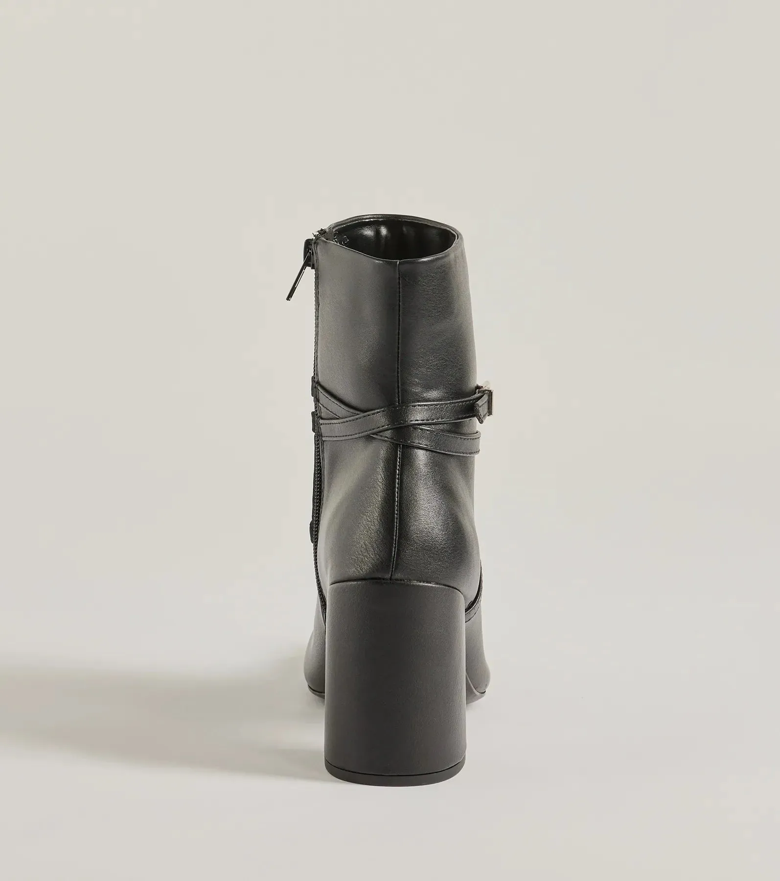 Stylish Stride Strappy Faux Leather Booties sold by Windsor product image thumbnail 4