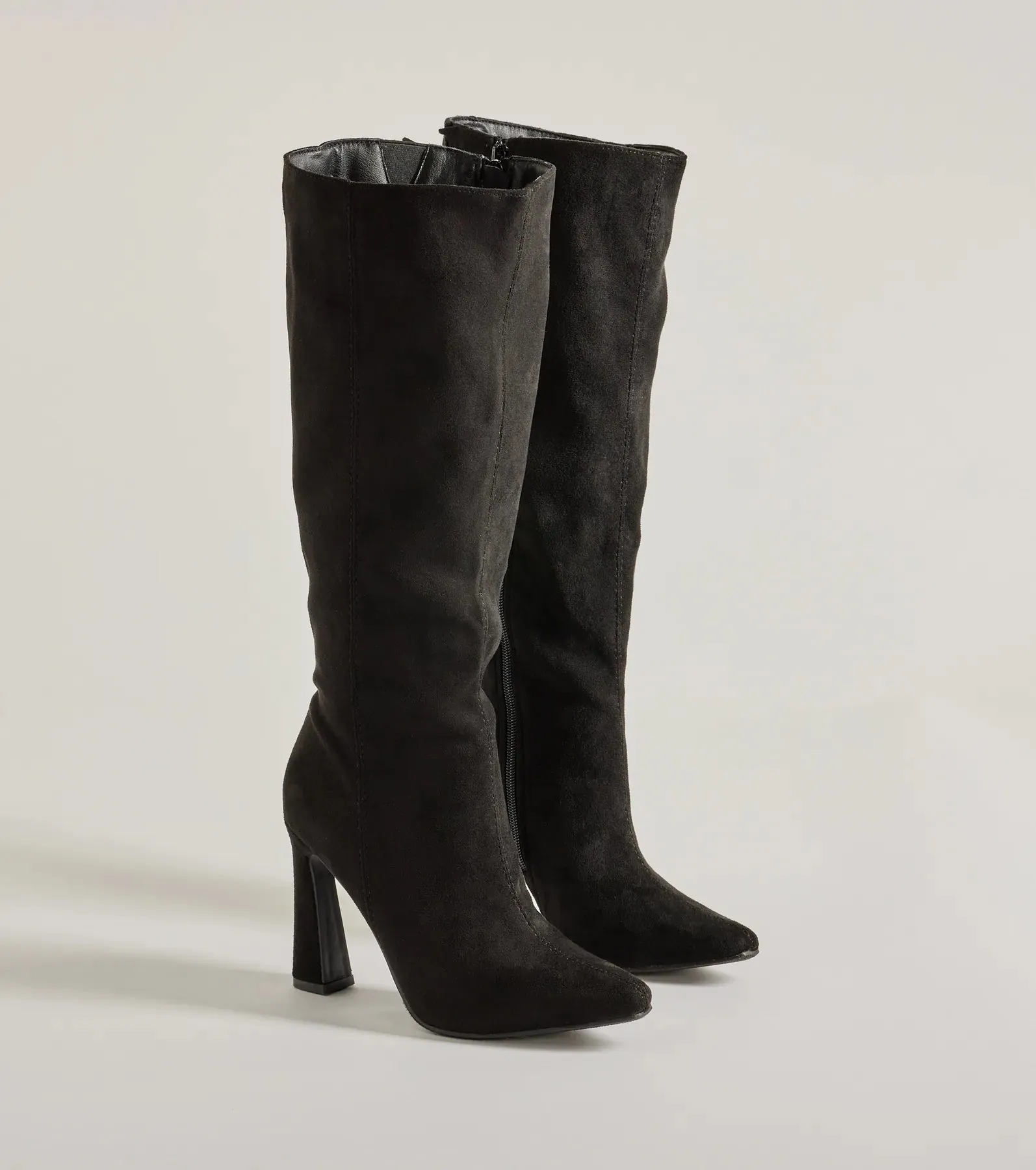 Chic Element Faux Suede Under-The-Knee Boots sold by Windsor