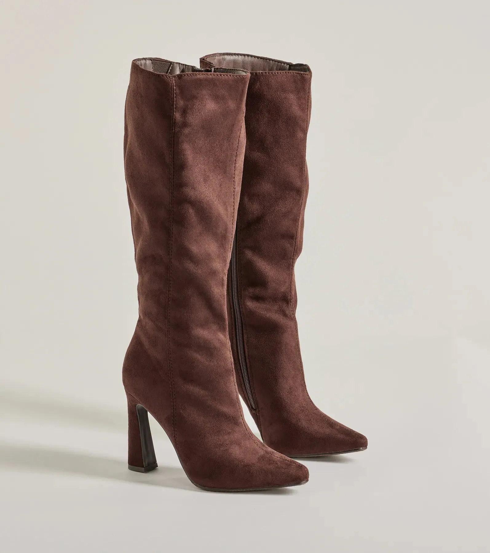 Chic Element Faux Suede Under-The-Knee Boots sold by Windsor product image thumbnail 5