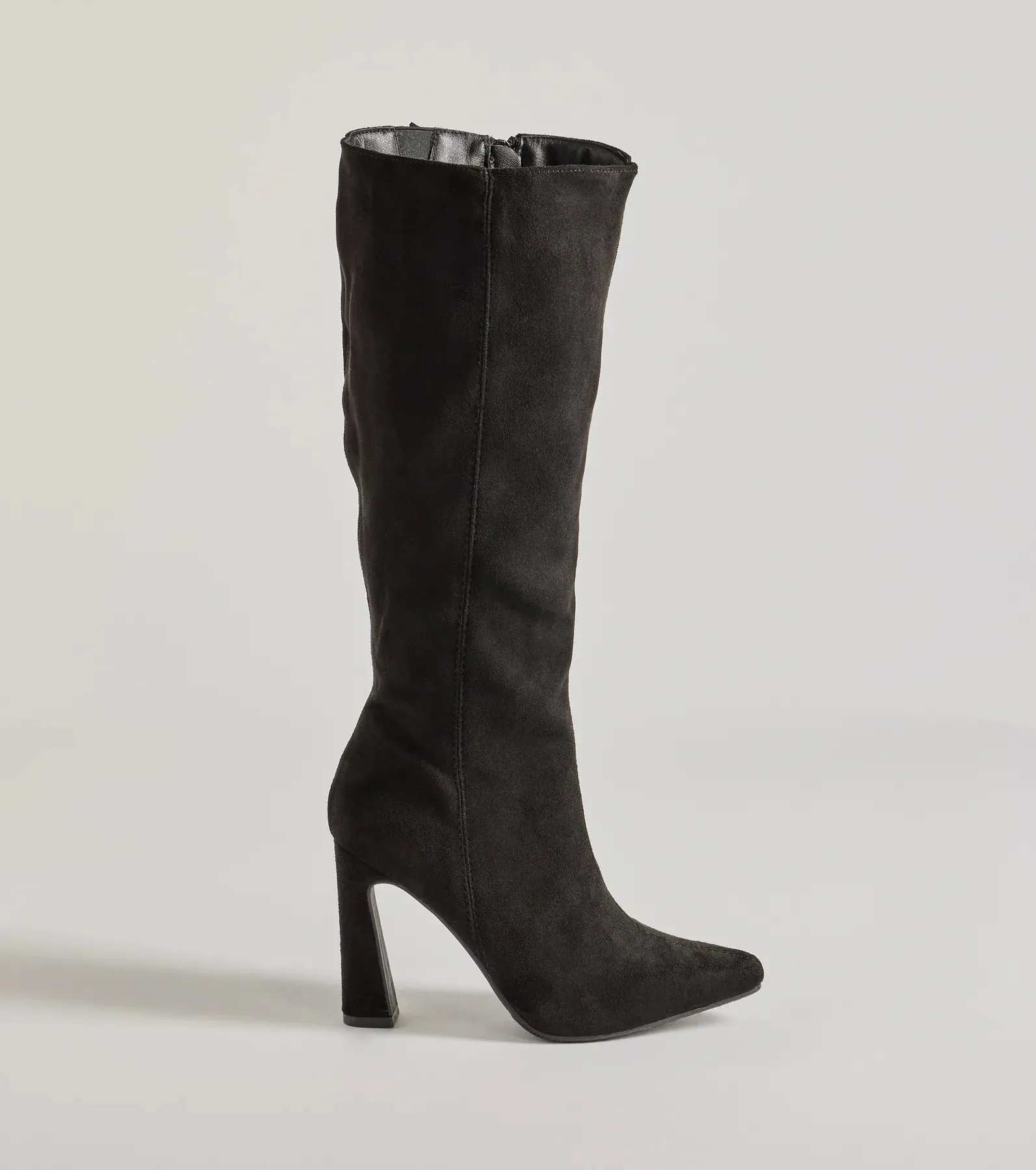 Chic Element Faux Suede Under-The-Knee Boots sold by Windsor product image thumbnail 2