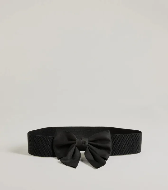 Elegant Impression Bow Stretch Belt sold by Windsor
