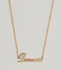 Demure Script Dainty Chain Necklace sold by Windsor