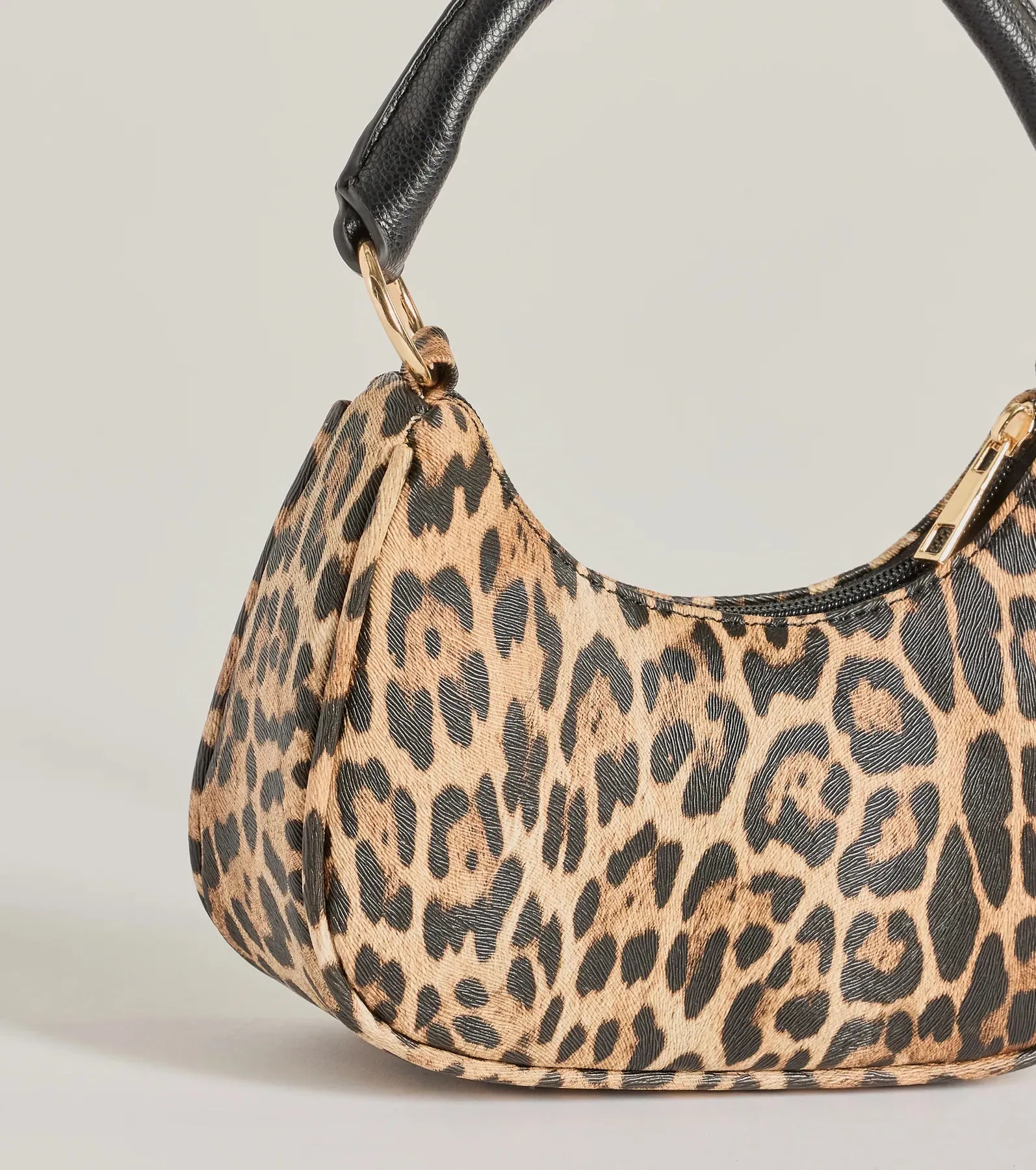 Wild Side Chic Leopard Print Handbag sold by Windsor product image thumbnail 2