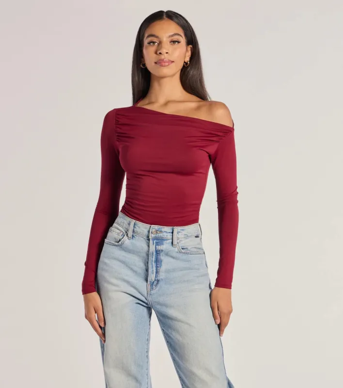 Chic Showstopper Off-The-Shoulder Top sold by Windsor