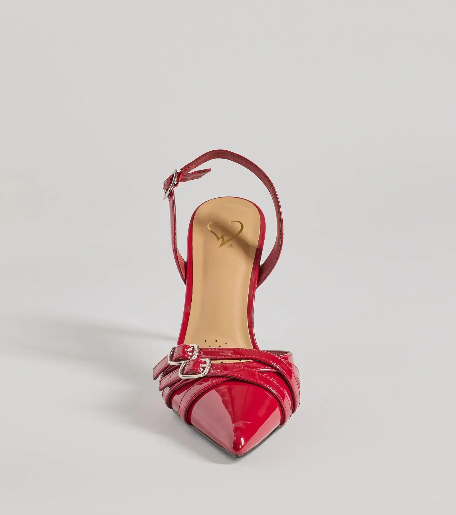 Sleek Buckle Strap Sling-Back Stiletto Pumps sold by Windsor product image thumbnail 3