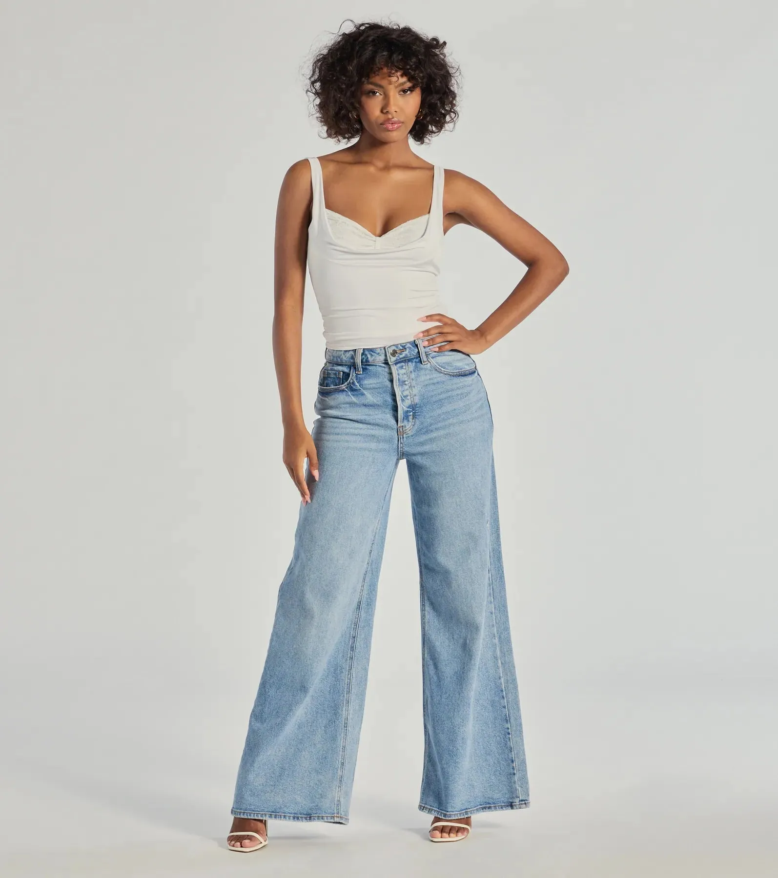 Glam Flair Sleeveless Cowl Neck Top sold by Windsor product image thumbnail 3