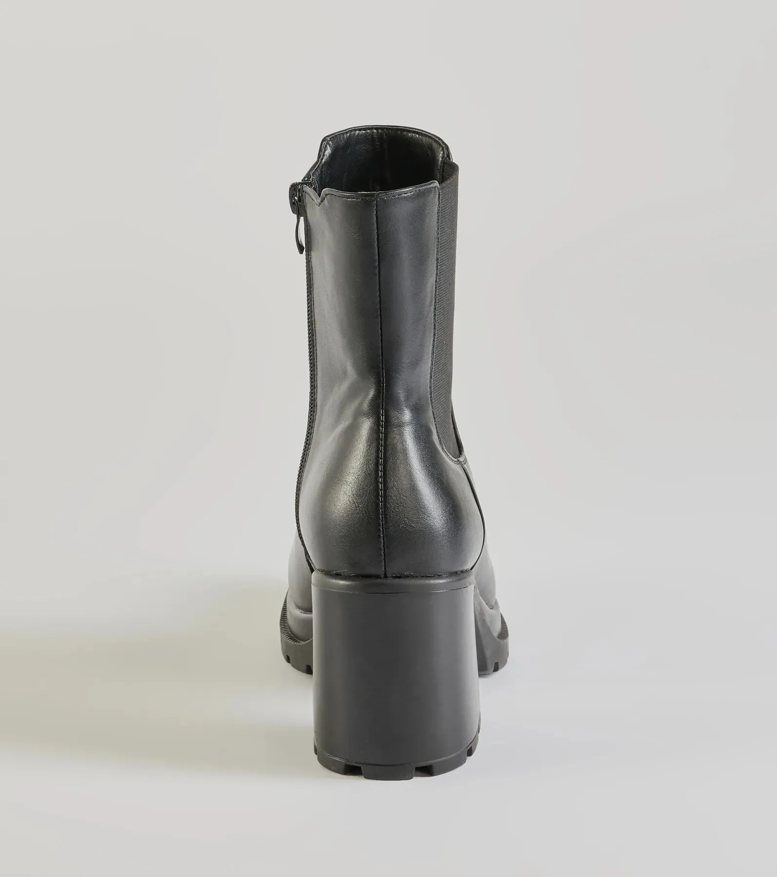 Edgy Strut Faux Leather Platform Booties sold by Windsor product image thumbnail 4