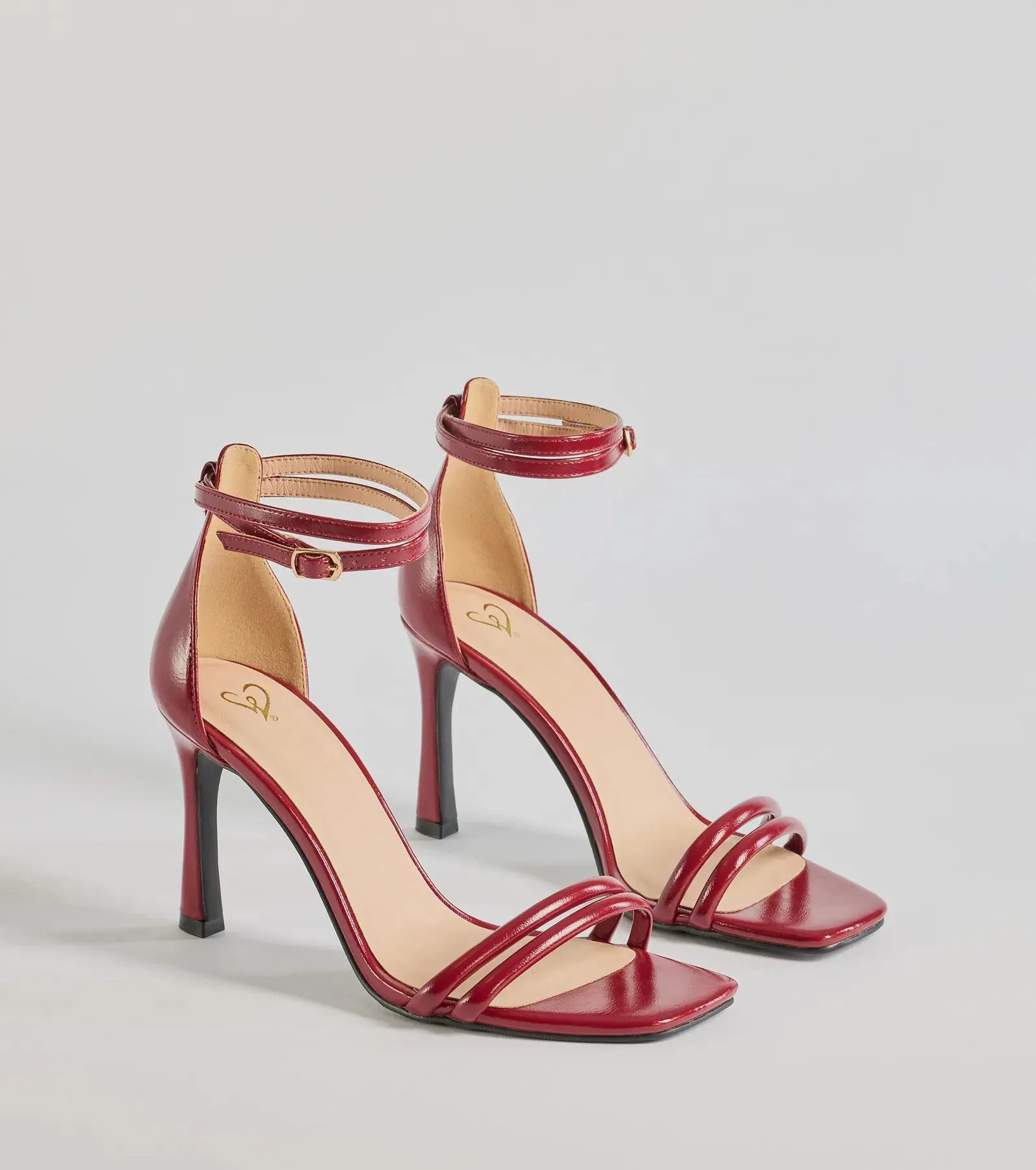 Sleek Moves Faux Leather Stiletto Heels sold by Windsor