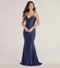 Selena V-Neck Cowl Back Mermaid Formal Dress sold by Windsor