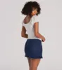 Sultry Example Tie-Front Lace Trim Crop Top sold by Windsor