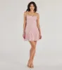 Sweet Glamour Beaded Strap Lace Mini Dress sold by Windsor