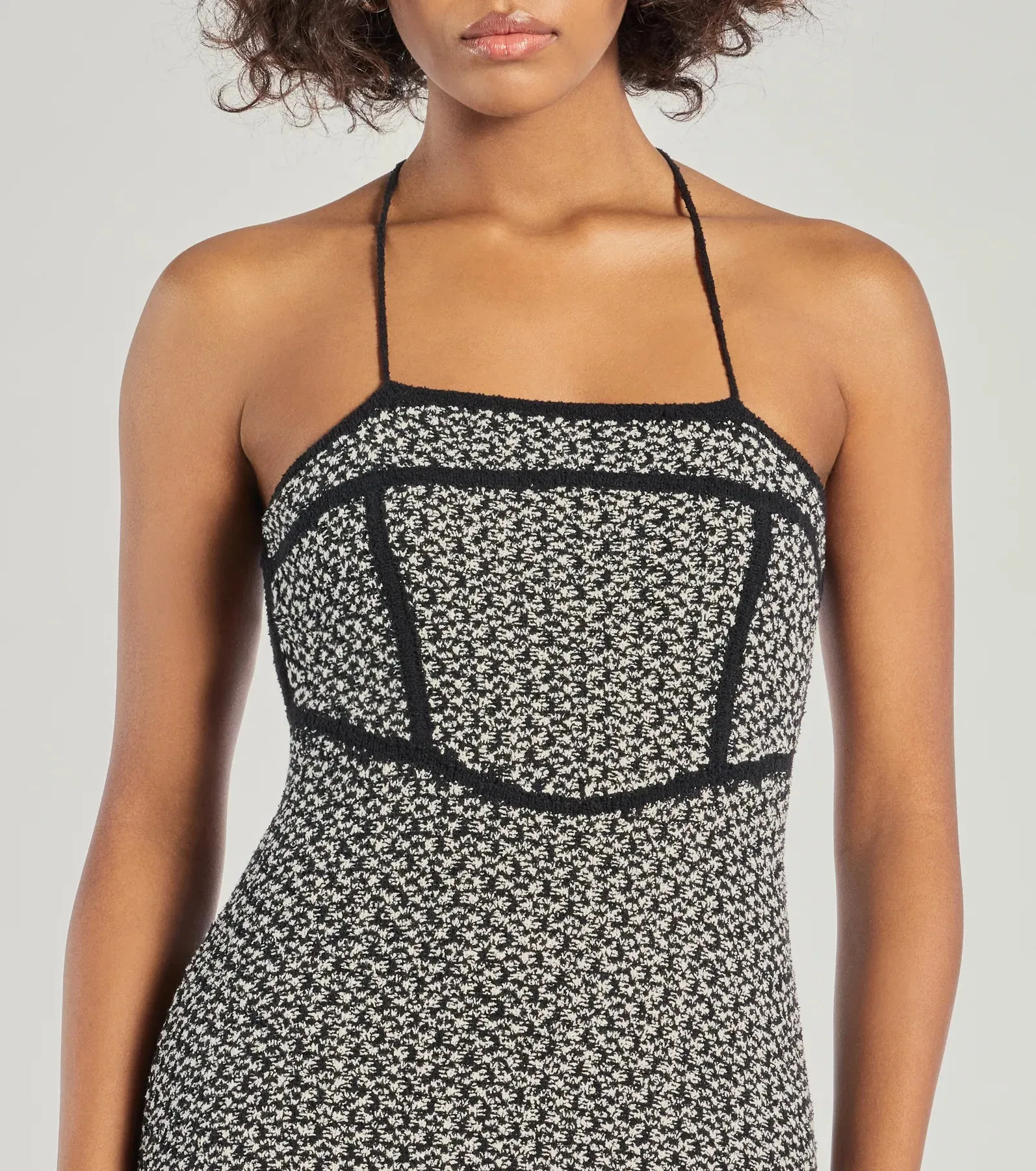 Floral Knit Strappy Back Midi Dress sold by Windsor product image thumbnail 3