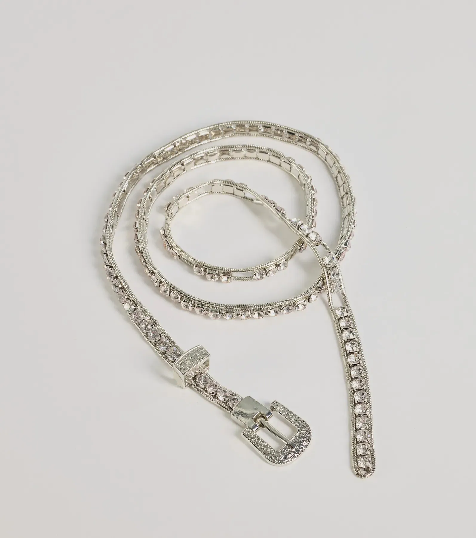 Western Luxe Rhinestone Belt sold by Windsor