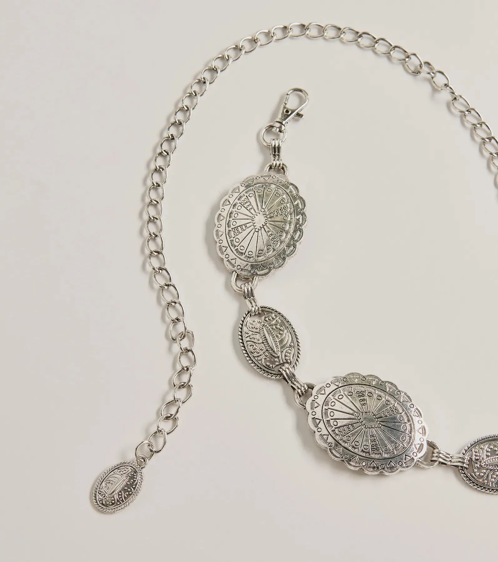 Western Flair Concho Metal Chain Belt sold by Windsor product image thumbnail 2