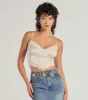 Western Glam Concho Chain Stone Belt sold by Windsor