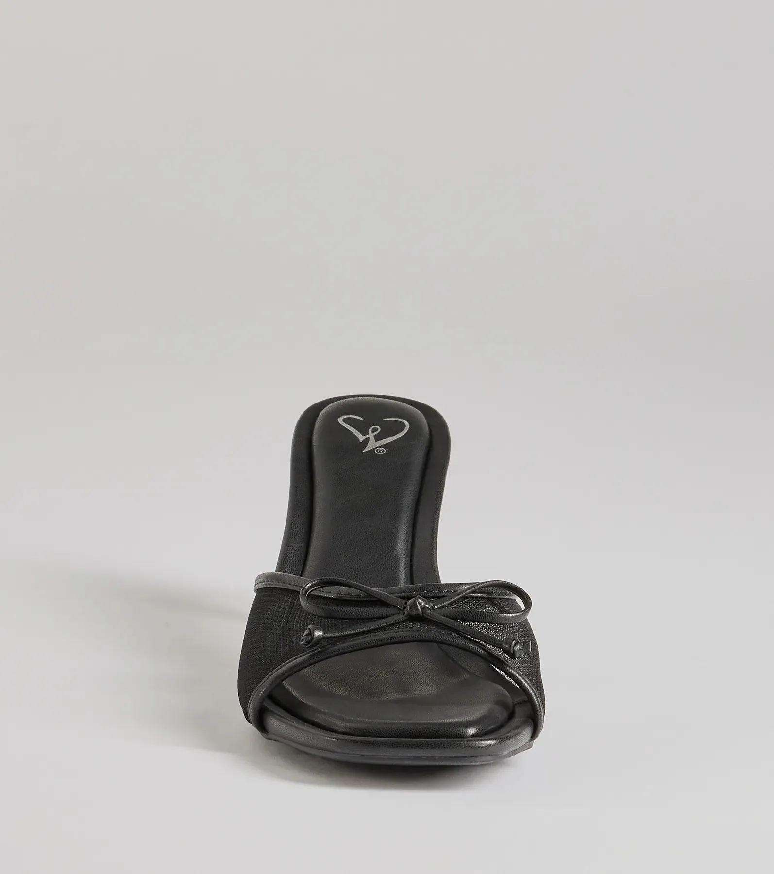 Adorable Bow Detail Mesh Strap Stiletto Mules sold by Windsor product image thumbnail 3