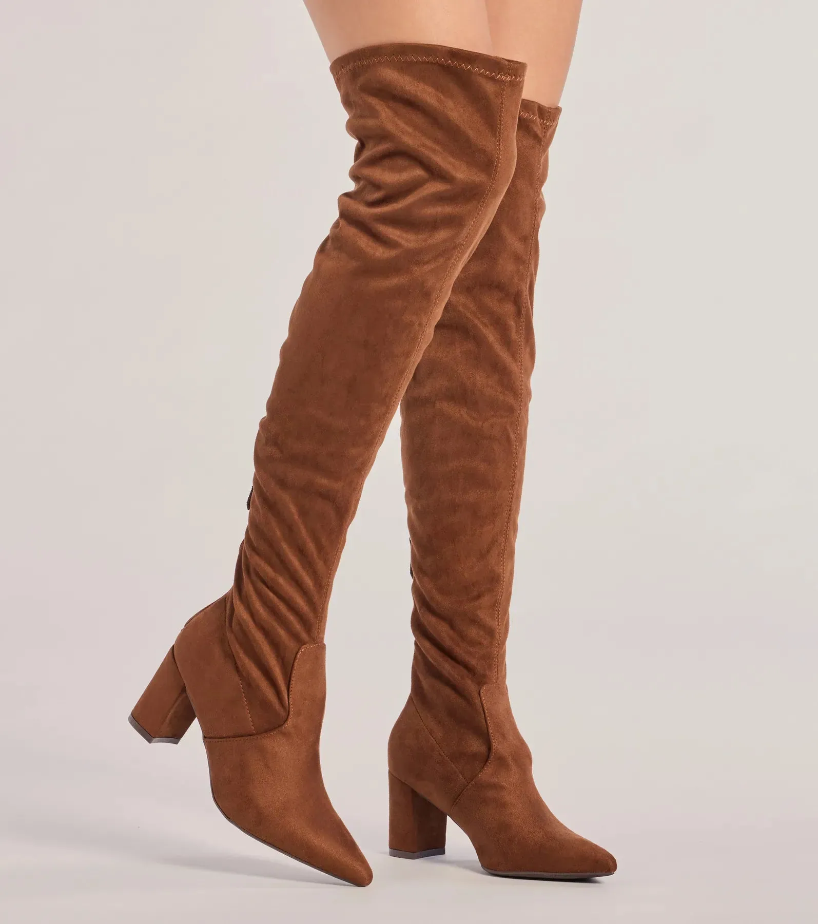 Feelin' Fab Faux Suede Over-The-Knee Boots sold by Windsor product image thumbnail 5