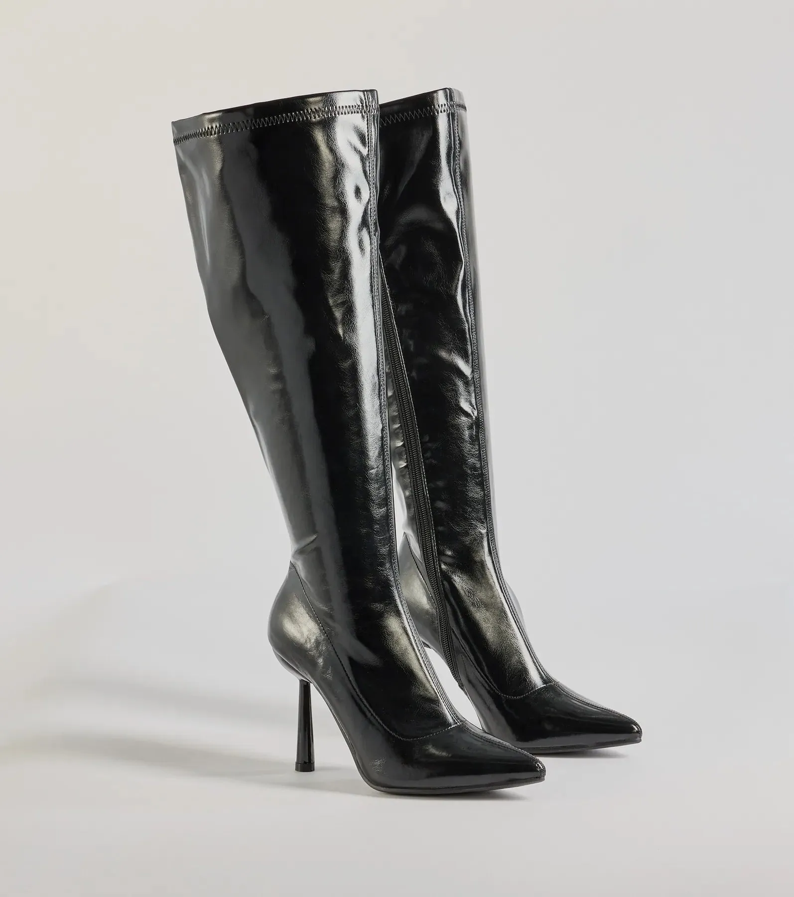 Major Strut Faux Leather Knee-High Stiletto Boots sold by Windsor