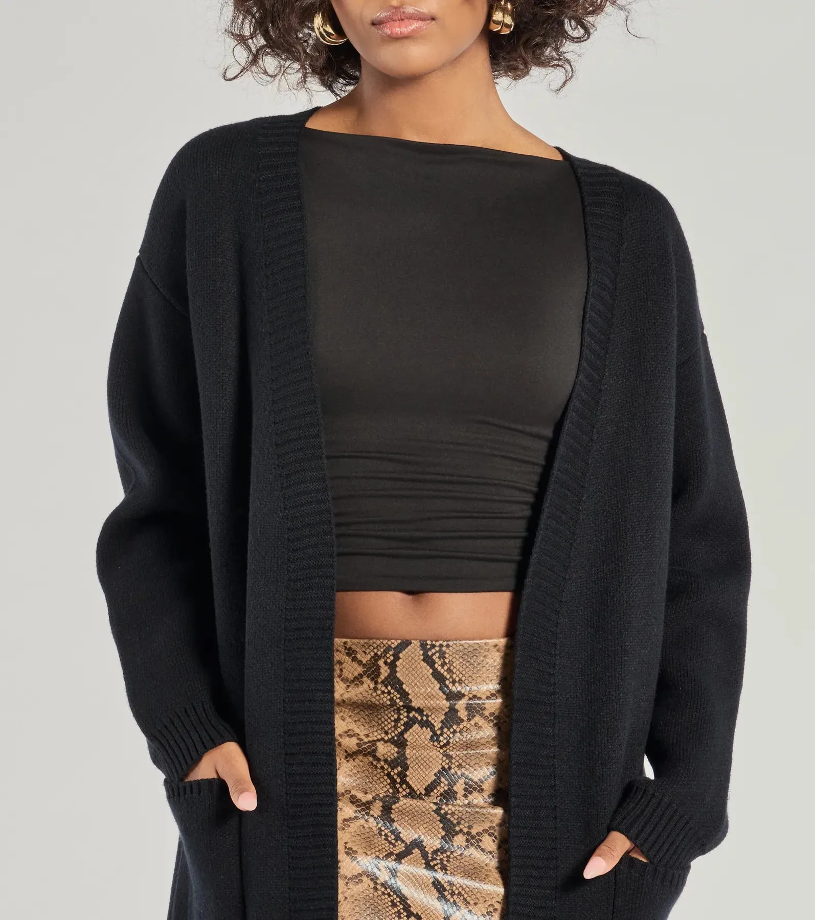 Cozy Staple Long Knit Duster Cardigan sold by Windsor product image thumbnail 3