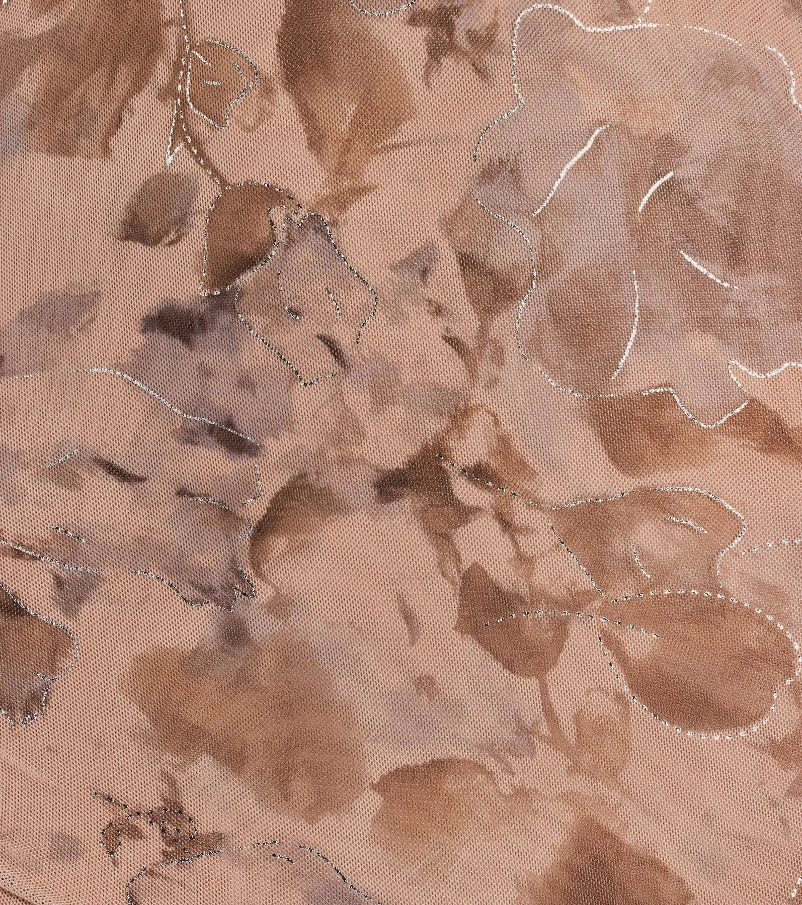 Enchantingly Chic Foiled Floral Mesh Midi Dress sold by Windsor product image thumbnail 3