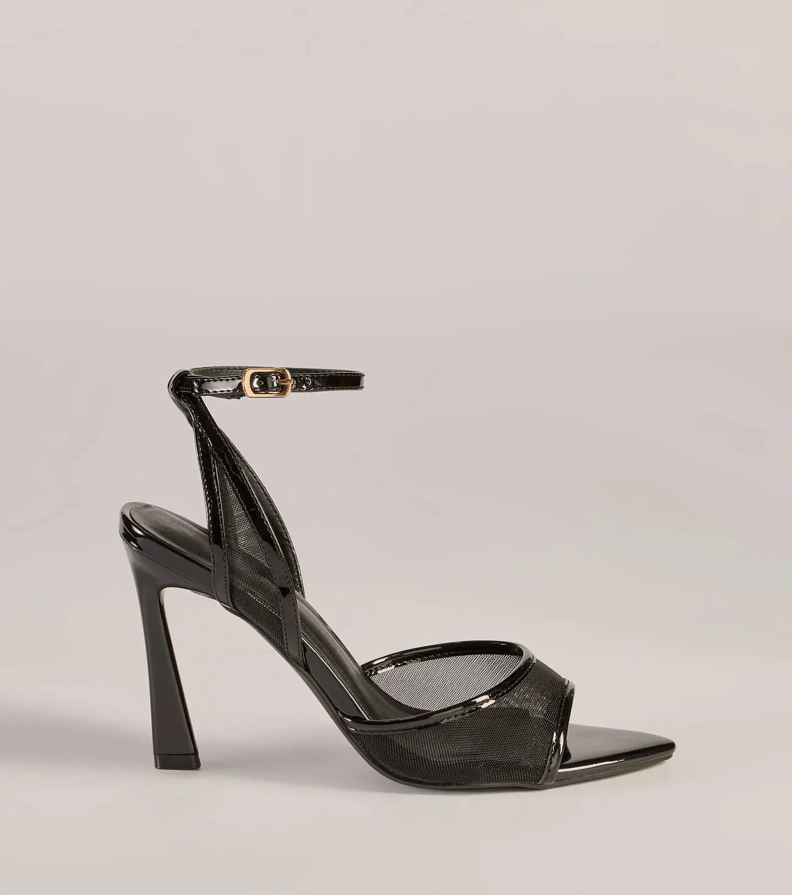 Edgy Glam Stiletto Mesh Heels sold by Windsor product image thumbnail 2