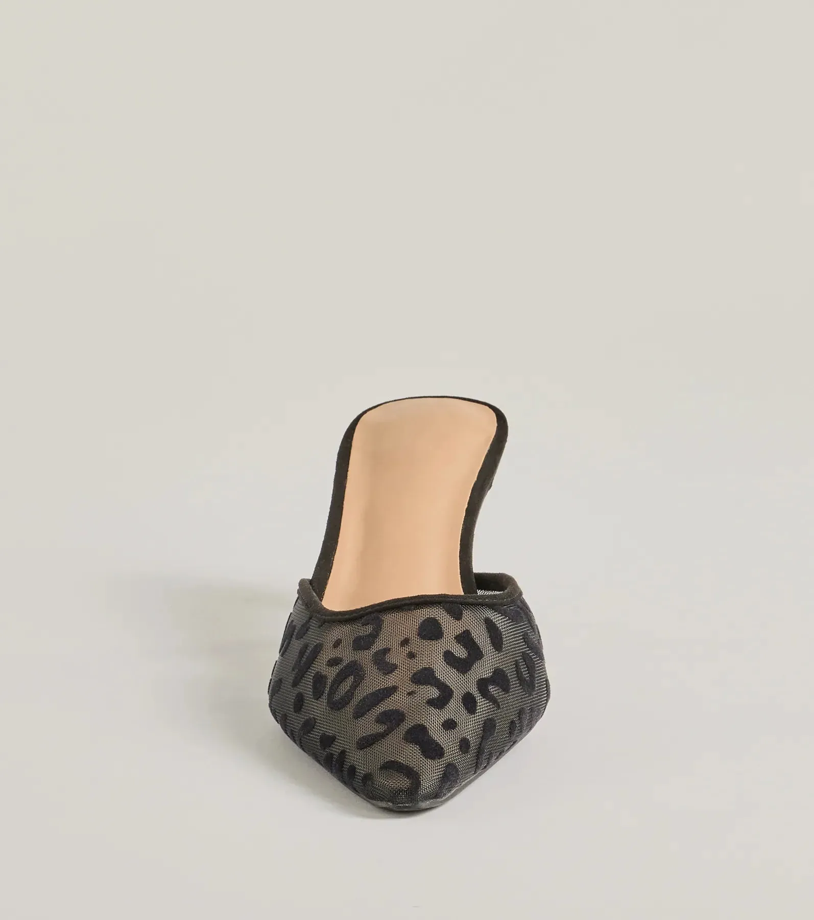 Fierce Moment Leopard Print Kitten Heeled Mules sold by Windsor product image thumbnail 3